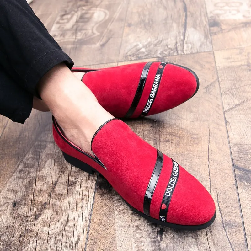 European Men Loafers Wedding Shoes