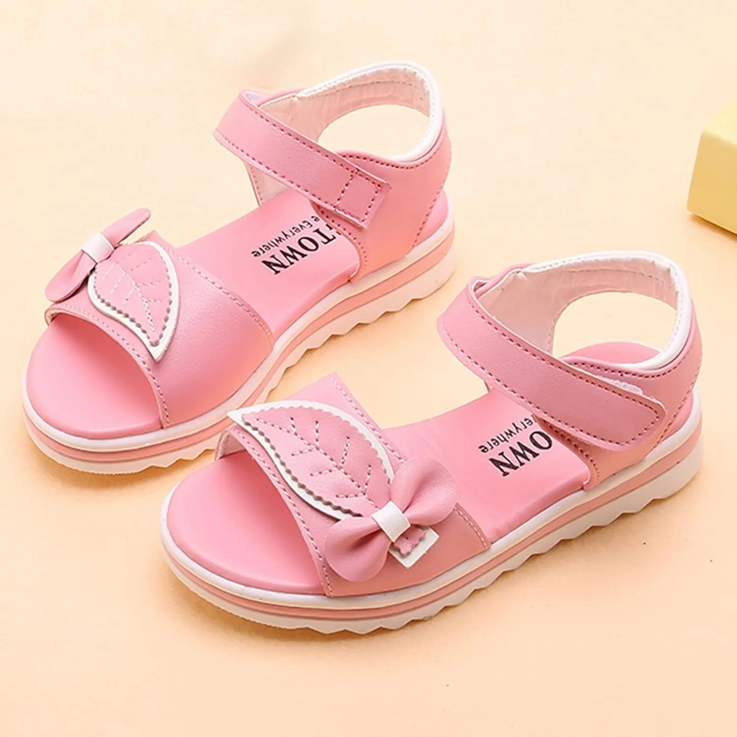 Girl Flip Flops Children Shoes Fashion Flower Thick Sole Sandals Soft Sole Comfortable Princess Sandals Girls en Sandals