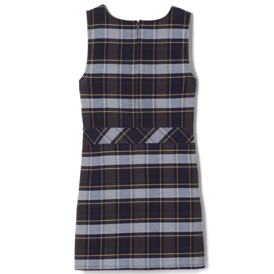 Girl's Plus Size - Plaid Box Pleat Jumpers