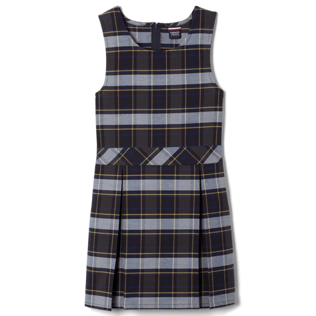 Girl's Plus Size - Plaid Box Pleat Jumpers
