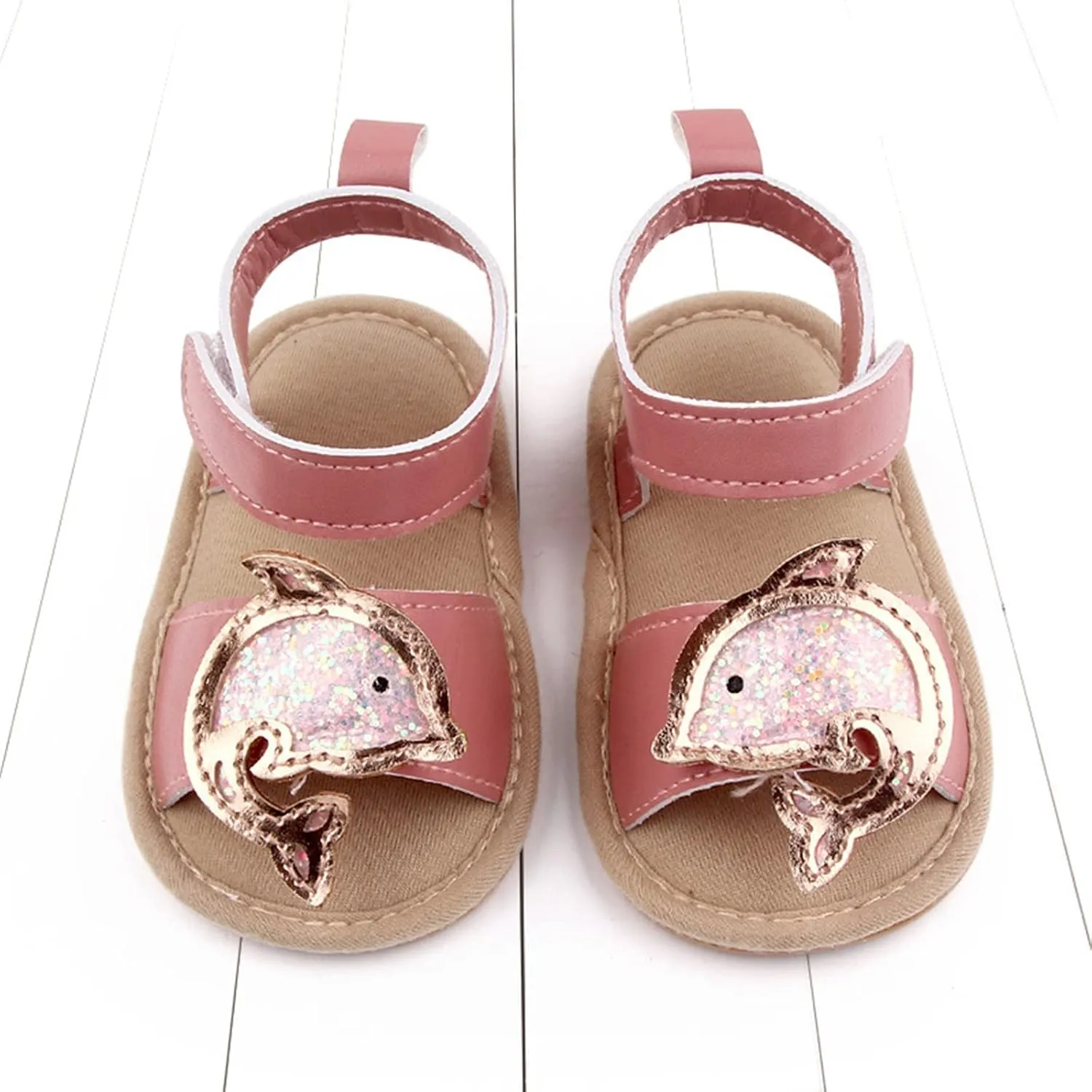 Girls Sandal Dress Shoe for Toddler Cute Sweet Open Toe Party Shoes Lightweight Non-Slip Soft Sole Baby Shoes