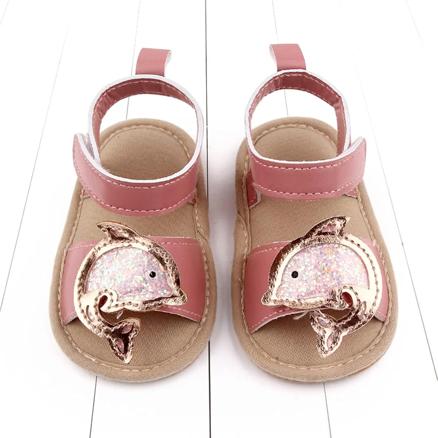 Girls Sandal Dress Shoe for Toddler Cute Sweet Open Toe Party Shoes Lightweight Non-Slip Soft Sole Baby Shoes