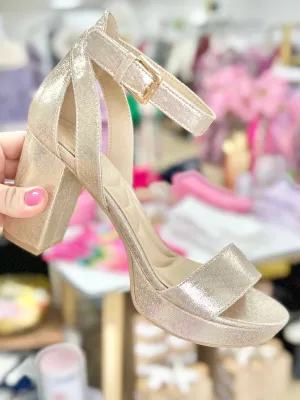 Gold Starstone Heels