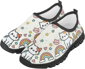 GOSTONG Kid Shoes Boys Girls Soft Slip On Casual Loafers Lightweight Walking Flat Shoes Non Slip Running Sneakers Size 11-15
