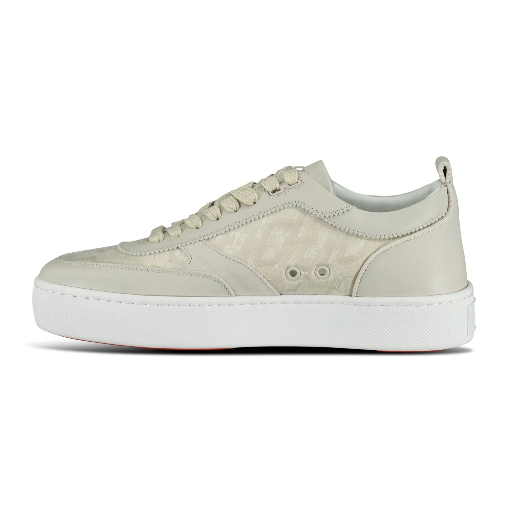 Happy Rui Leather Low Top Trainers Albatre