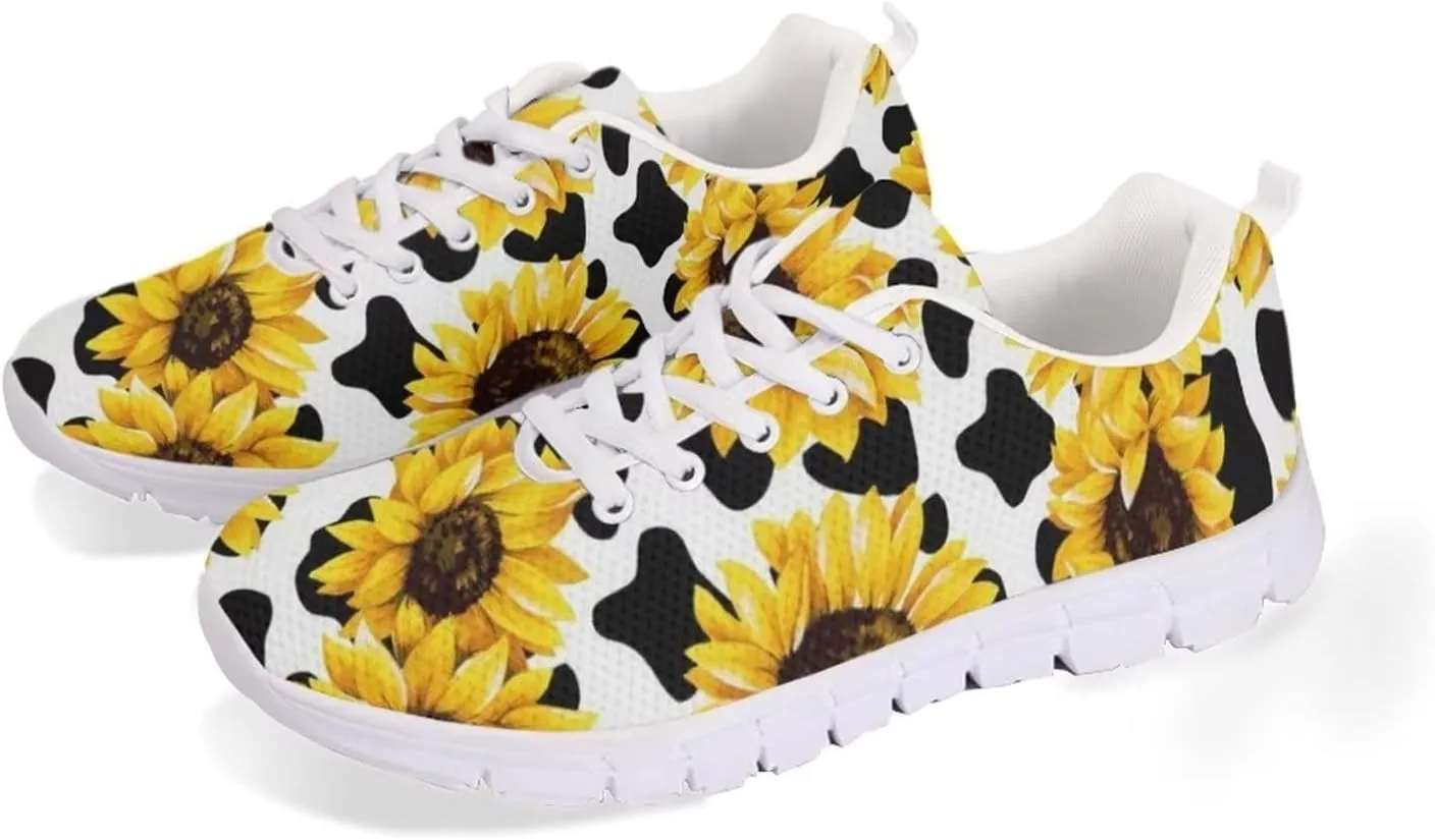 Jeiento Women Trainers Sports Running Shoes Causal Travel Walking Flat Shoe Lace-up Breathable for Lady Teenager Girls