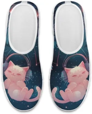 Jeiento Womens Casual Shoes Slip-On Loafers Soft Shoes Travel Jogging Shoes Ladies Comfort Footwear Trainers Workout Flat Shoes