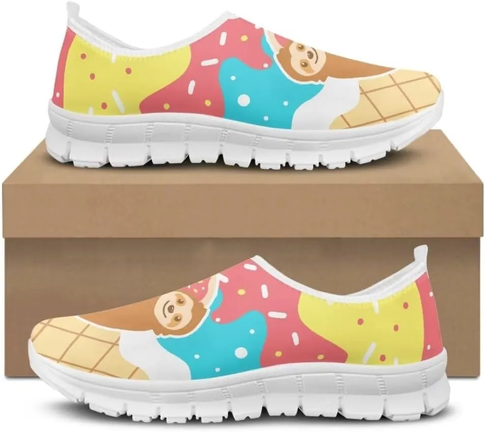 Jeiento Womens Casual Shoes Slip-On Loafers Soft Shoes Travel Jogging Shoes Ladies Comfort Footwear Trainers Workout Flat Shoes