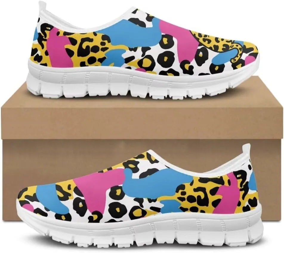 Jeiento Womens Casual Shoes Slip-On Loafers Soft Shoes Travel Jogging Shoes Ladies Comfort Footwear Trainers Workout Flat Shoes