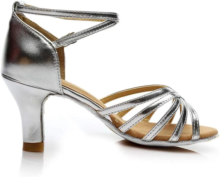 Ladies Sandals Flats Fashion Latin Dancing Shoes Women Salsa Ballroom Dance Sandals Prom Women's Flats Sandals for Women