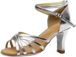 Ladies Sandals Flats Fashion Latin Dancing Shoes Women Salsa Ballroom Dance Sandals Prom Women's Flats Sandals for Women
