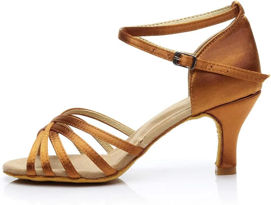 Ladies Sandals Flats Fashion Latin Dancing Shoes Women Salsa Ballroom Dance Sandals Prom Women's Flats Sandals for Women