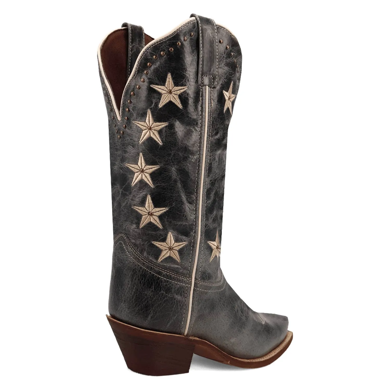 Laredo Womens Serenade Blue Leather Cowboy Boots
