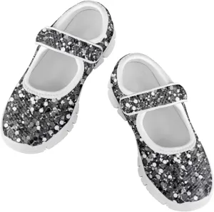 Little Kids Glitter Mary Jane Shoes for Girls Ballerina Ballet Flats Wedding Dance Birthday Shoes