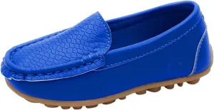 Loafers Leather Soft Sole Non Slip Sneaker for Childrens Boys Girls Kids Outdoor Indoor Sport Shoes Toddler Cozy Casual