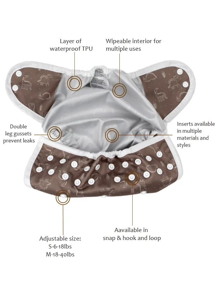 Mama Koala Cloth Diaper Cover -  C2PD56925OR6Z - H&L Version