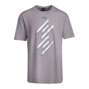 Mens BOSS Light Grey Tee 13 S/s T Shirt