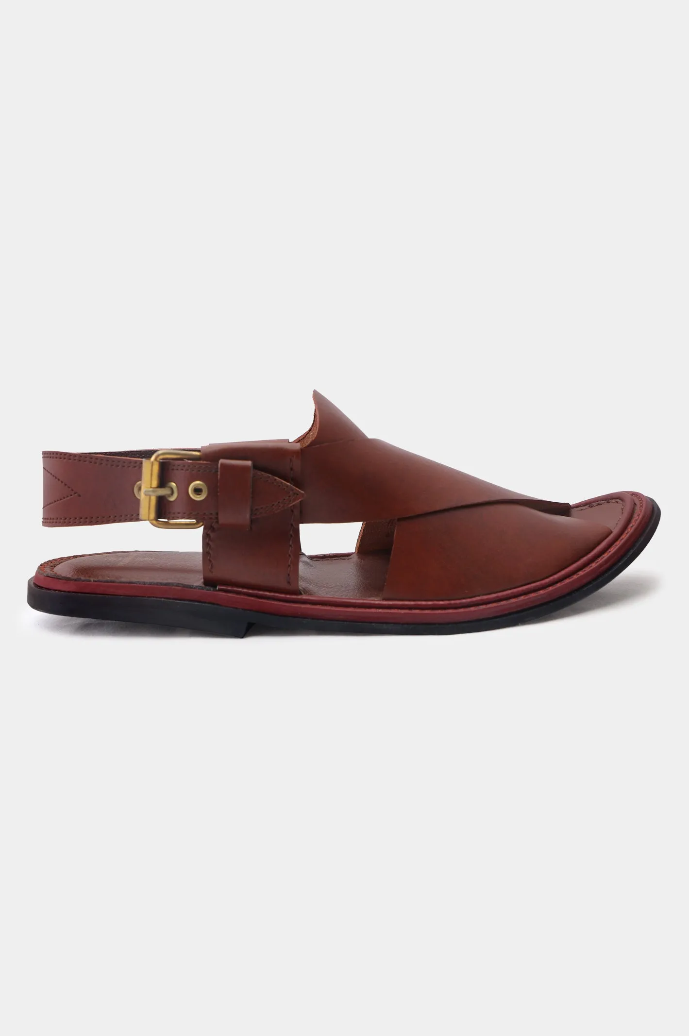 Men's Brown Cow Leather Sandals