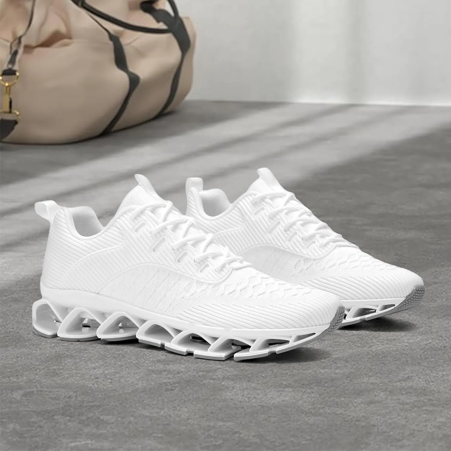 Men's Running Shoes Blade Tennis Walking Casual Fashion Sneakers Breathable Non Slip Gym Sports Work Athletic Trainers