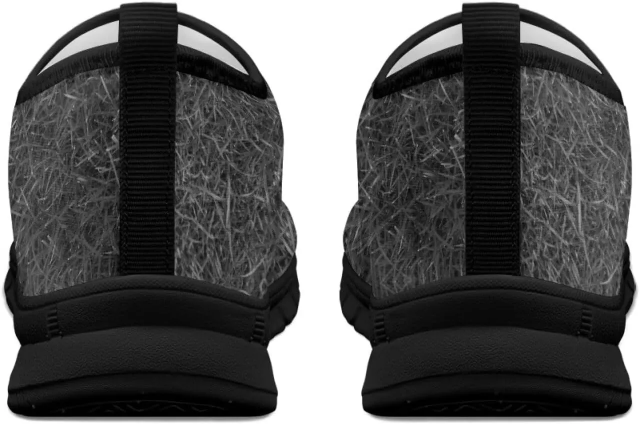 Mens Slip On Walking Shoes Soft Loafers Lightweight Non Slip Casual Fashion Sneakers for Travel Work Black Sole Size 5-14