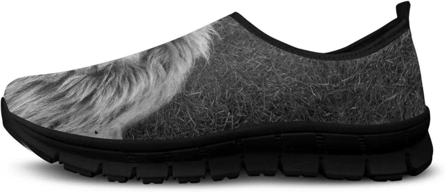 Mens Slip On Walking Shoes Soft Loafers Lightweight Non Slip Casual Fashion Sneakers for Travel Work Black Sole Size 5-14