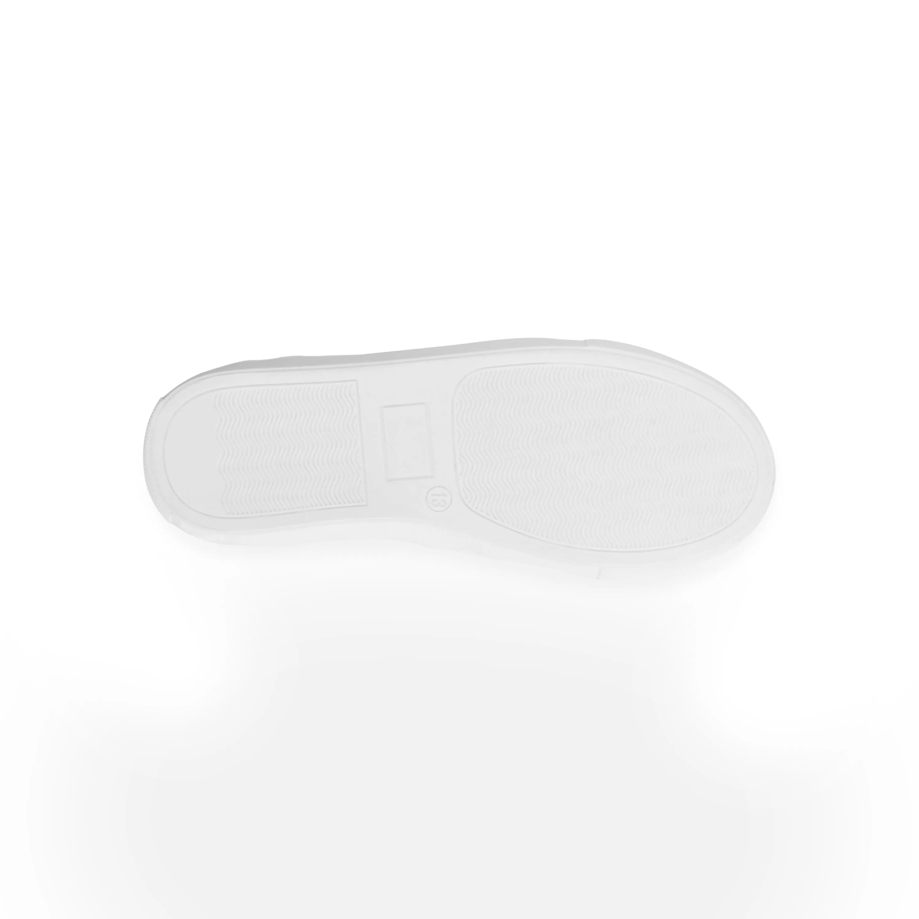 Mini Lane Stripe Sneaker - Big Kid White