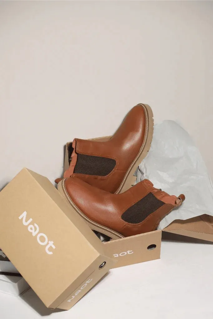 NAOT Main - Peanut Brown Leather