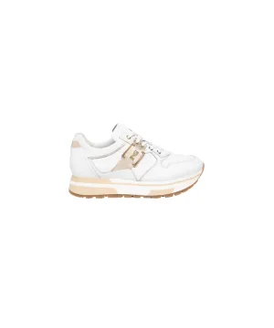 NERO GIARDINI WOMENS LEATHER TRAINERS