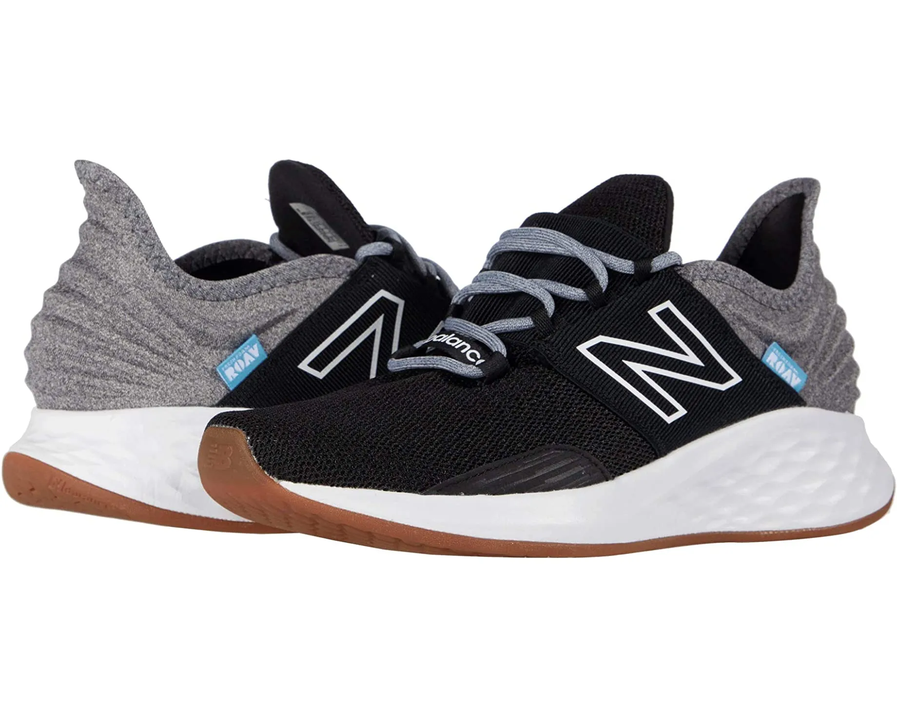 New Balance Fresh Foam Roav Tee Shirt Sneakers, Black