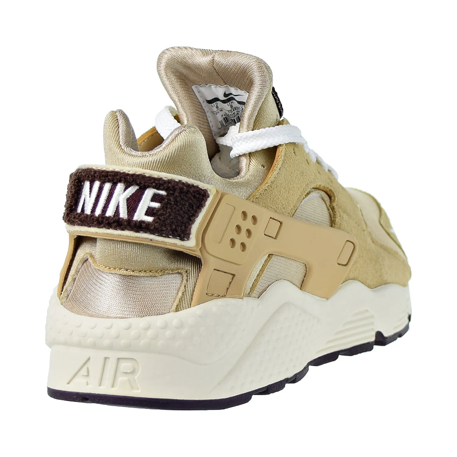 Nike Air Huarache Run PRM Mens Shoes Desert/Sail/Burgundy Ash