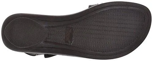 Paragon Women's Black PU Sandals (8)