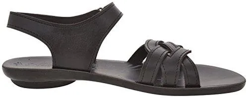 Paragon Women's Black PU Sandals (8)