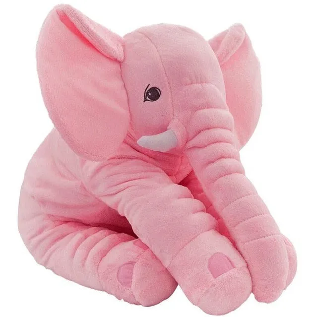 Pink Elephant Pillow for Baby