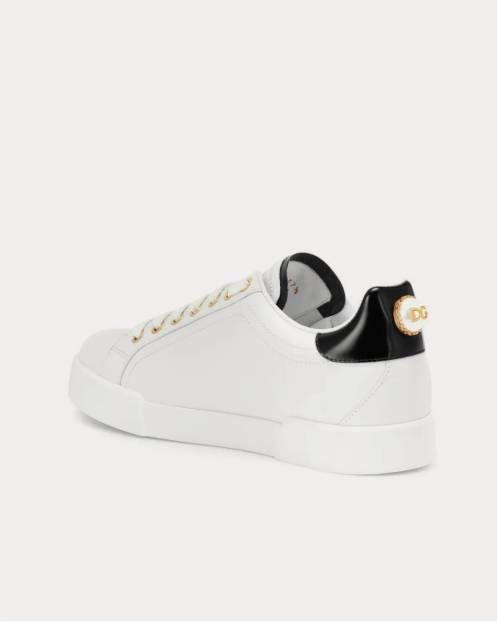 Portofino leather white gold Low Top Sneakers