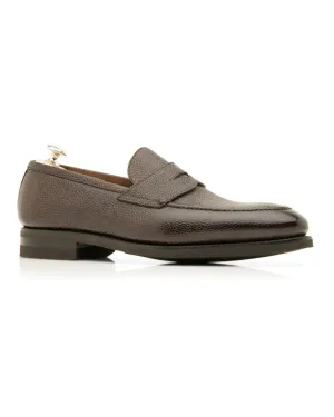 Principe Leather Loafer in Dark Brown