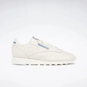 Reebok Footwear Men Classic Leather Shoes CHALK/VECBLU/VECRED