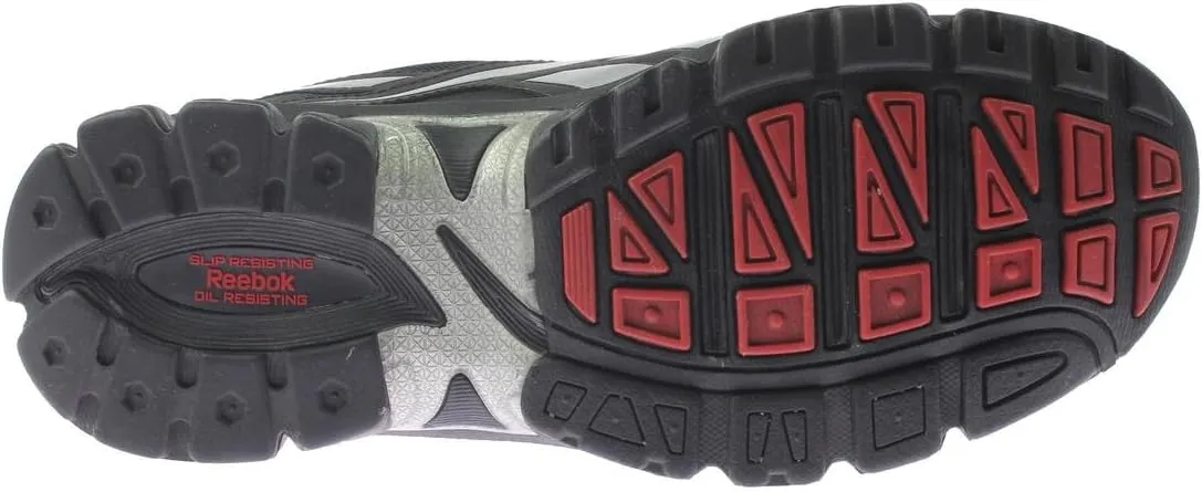 Reebok Work Men's RB4895 Ketia Work Safety Composite Toe Performance CROS Trainers Black and Silver