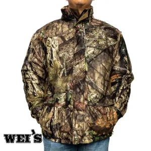 Rocky Men's Camo 1/4 Zip Reversible Jacket with Hoodie