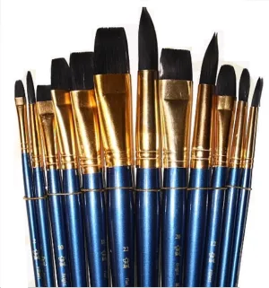 Royal Majestic Face Painting Brush Set | 12 Economy Brushes (RSET-9302)