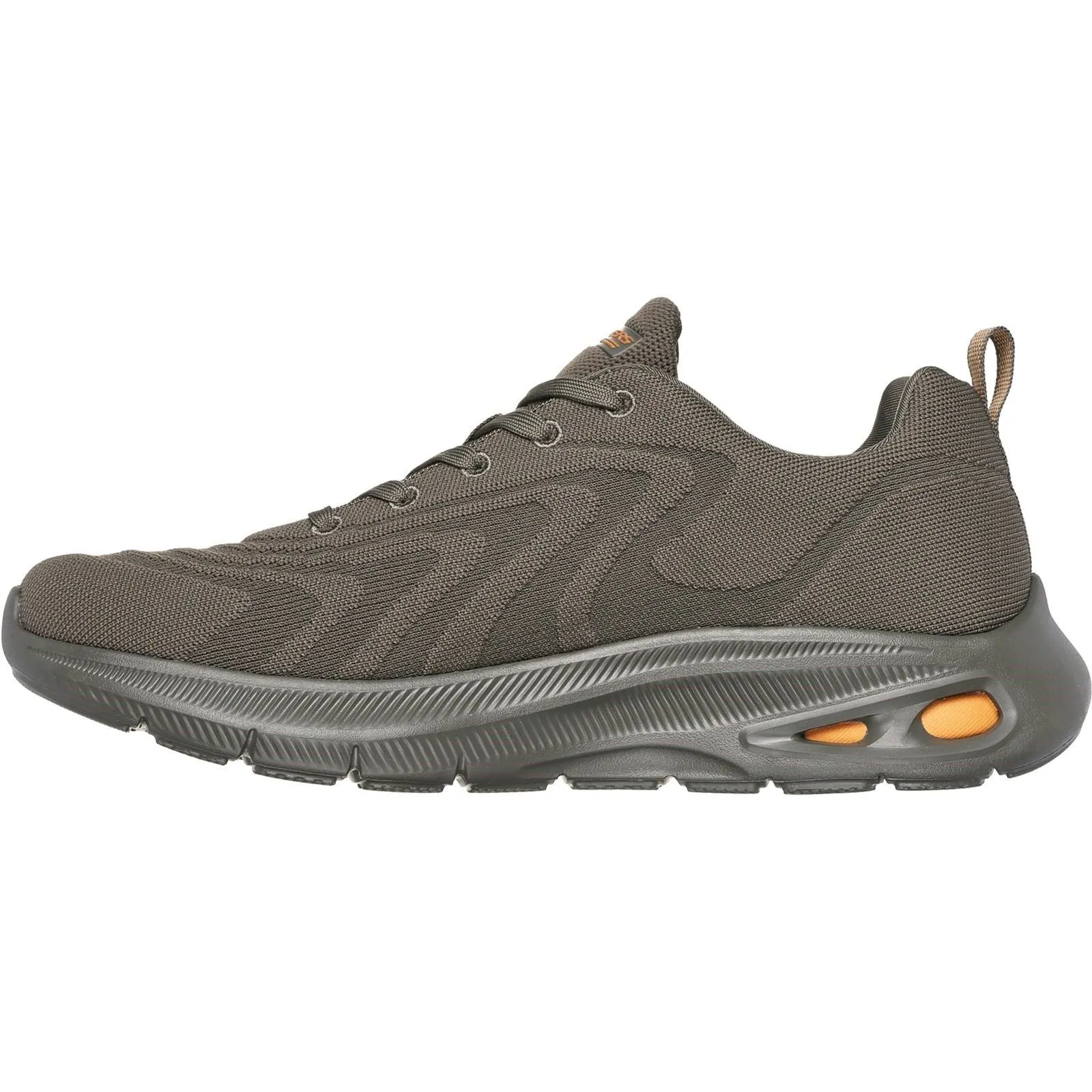 Skechers Men Trainers - Bobs Unity Sleek Revive in Olive, 6-12 - GAR118075
