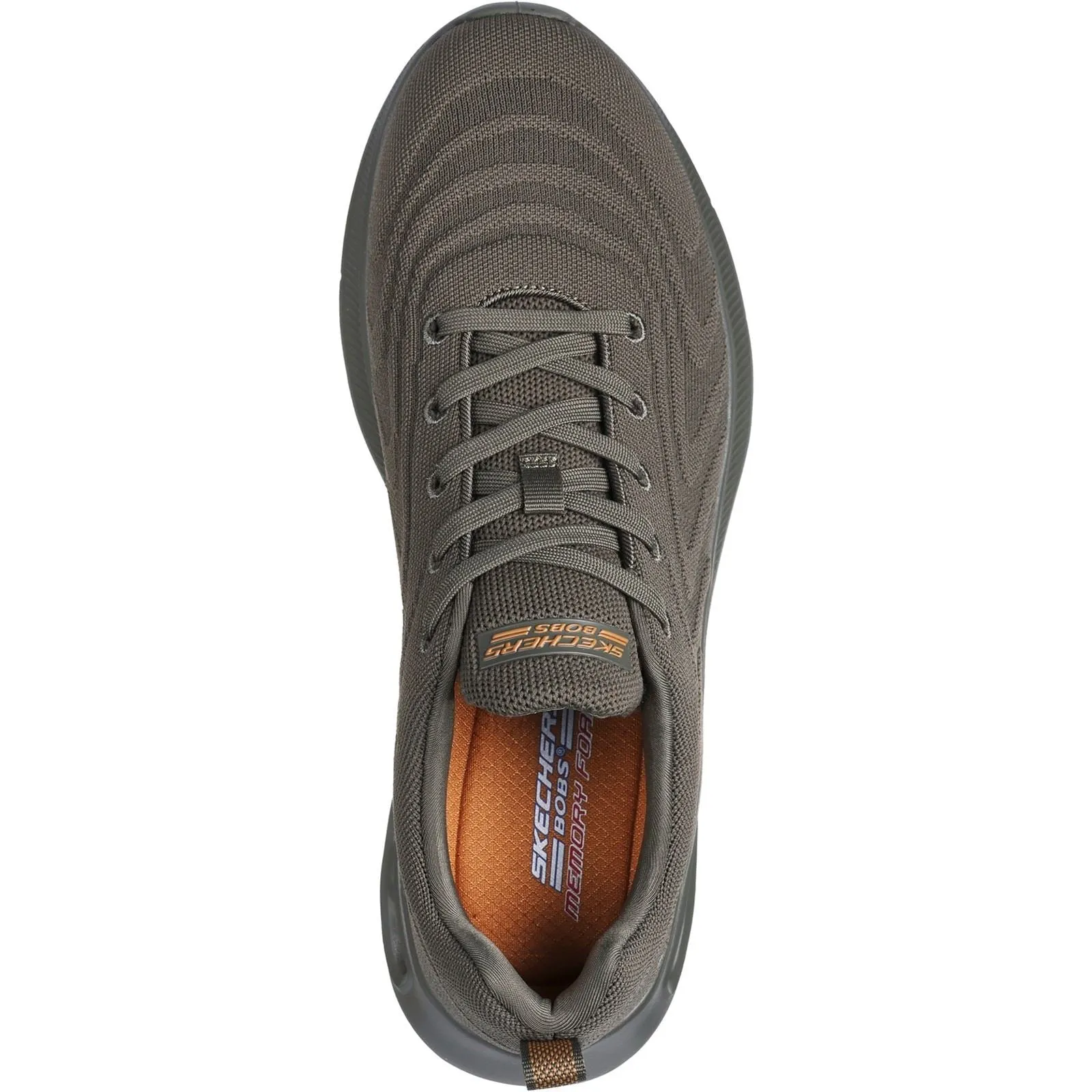 Skechers Men Trainers - Bobs Unity Sleek Revive in Olive, 6-12 - GAR118075