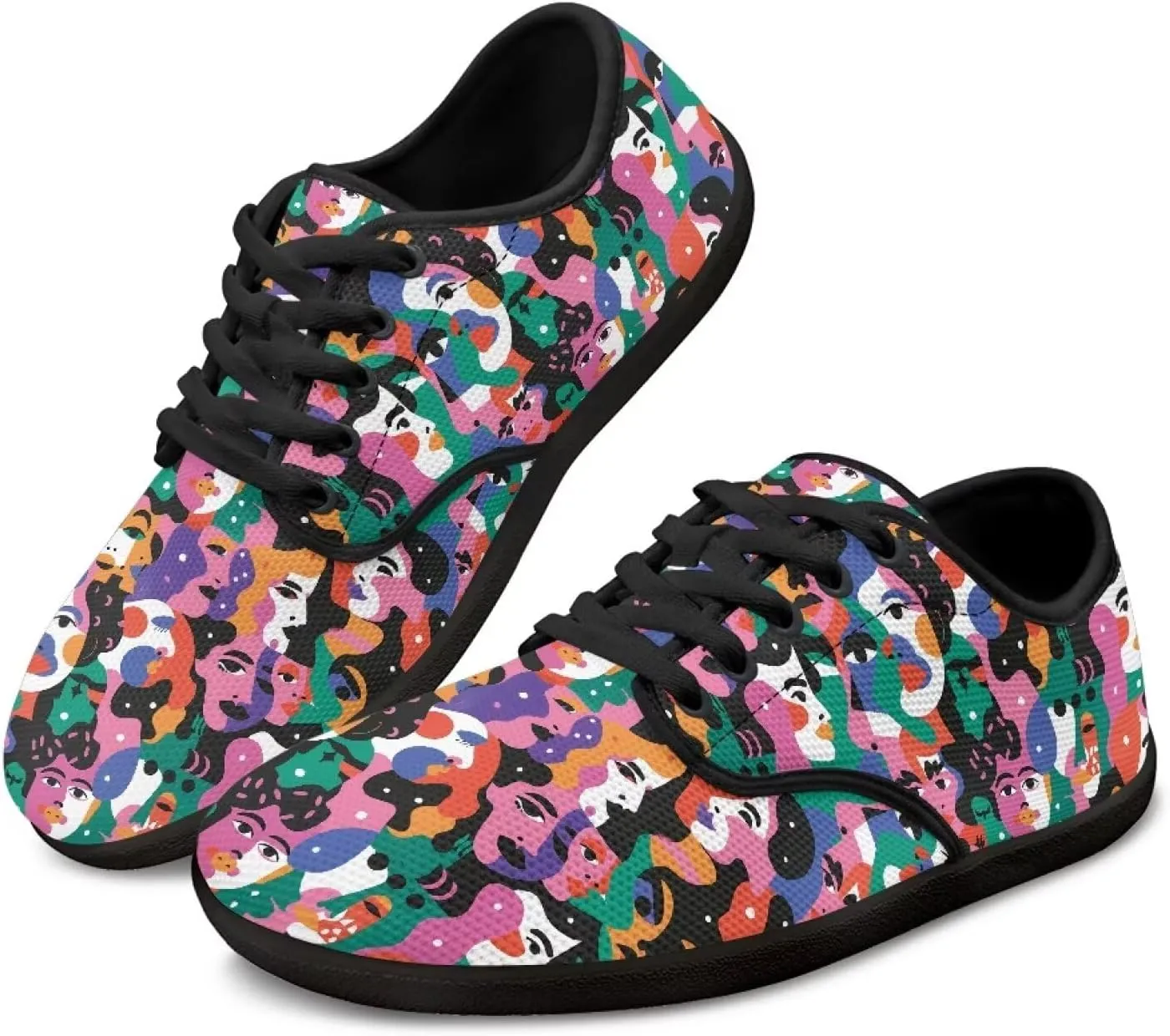 Sneakers for Women Slip On Running Sneakers Lightweight Casual Walking Shoes Non Slip Comfortable Fashion Tennis Shoes Size US 6-13.5