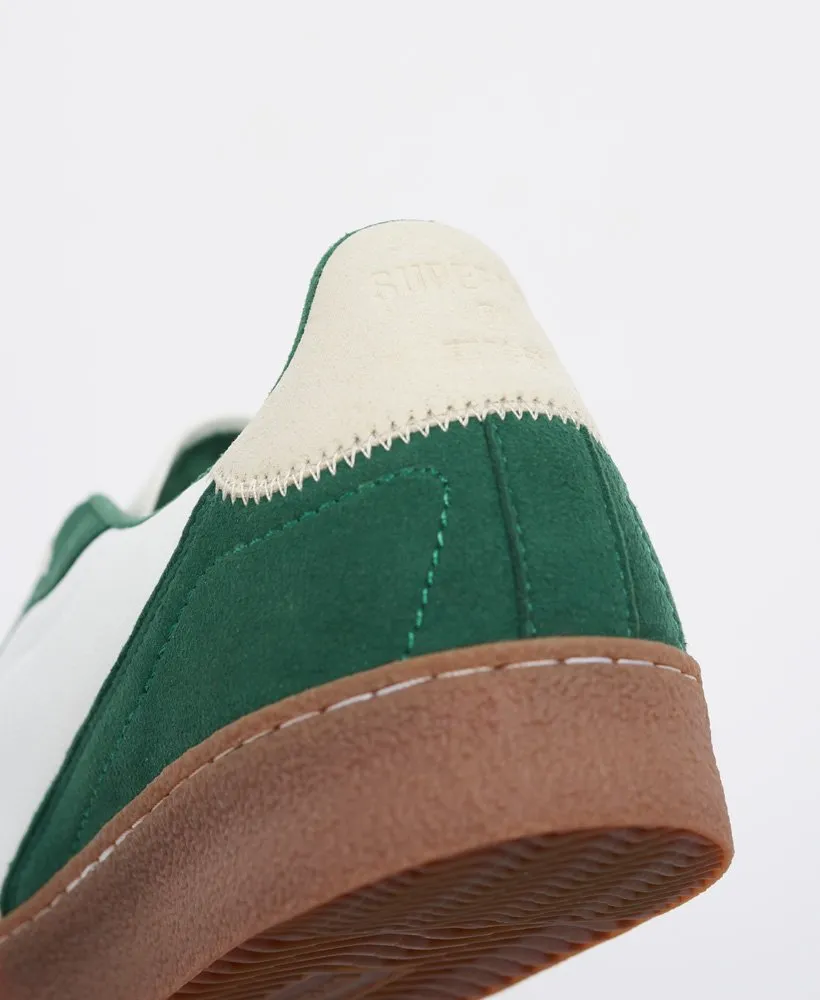 Superdry Vegan Retro Sleek Trainers - White/bowling Green
