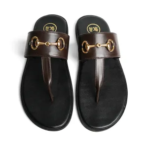 T-Rad Horsebit Sandals - Brown