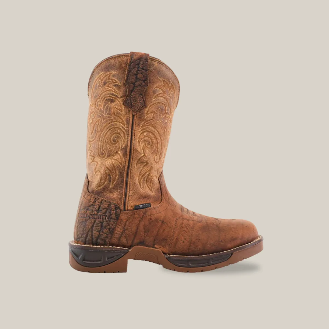 Tan Brown Rough out - Waterproof - Soft Toe