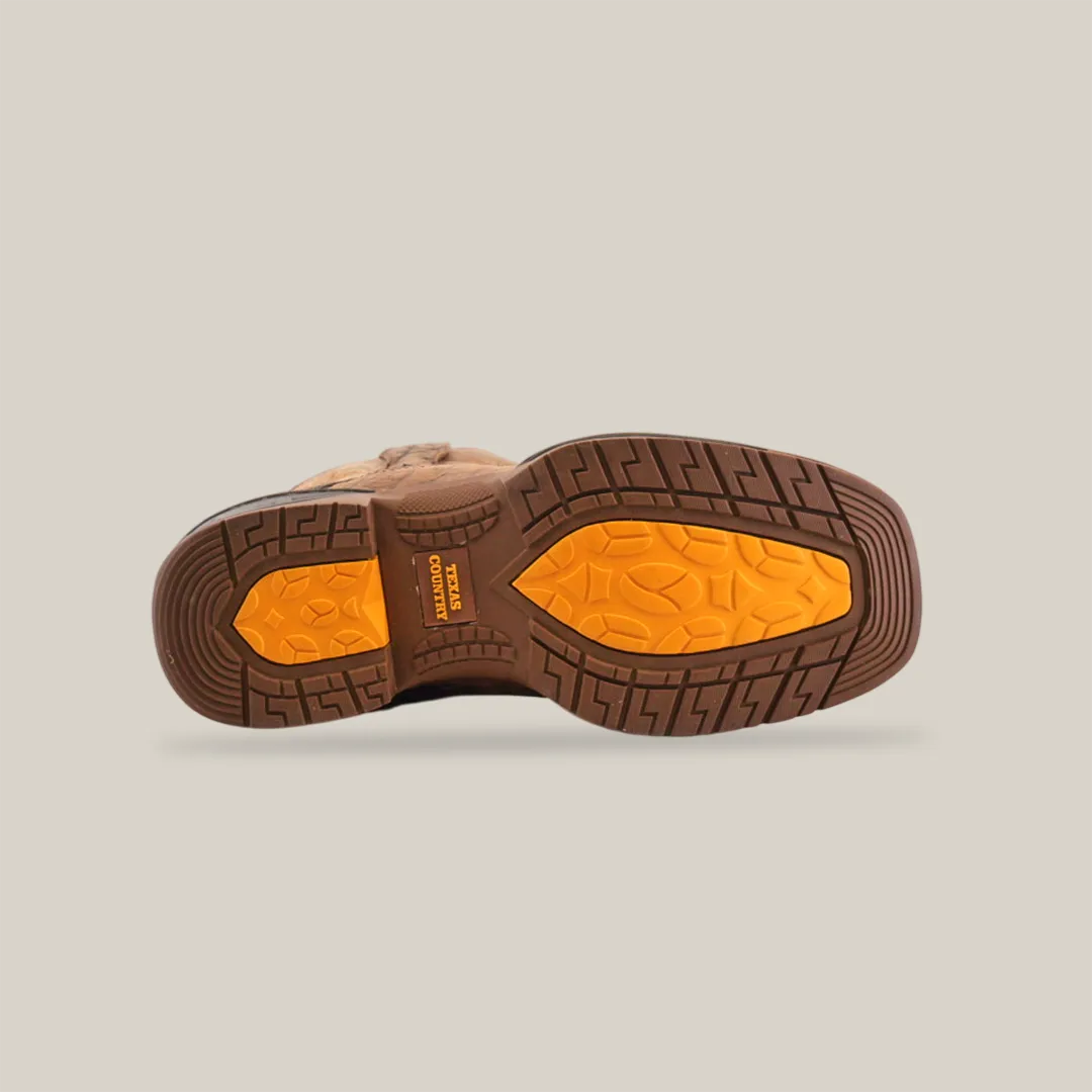 Tan Brown Rough out - Waterproof - Soft Toe