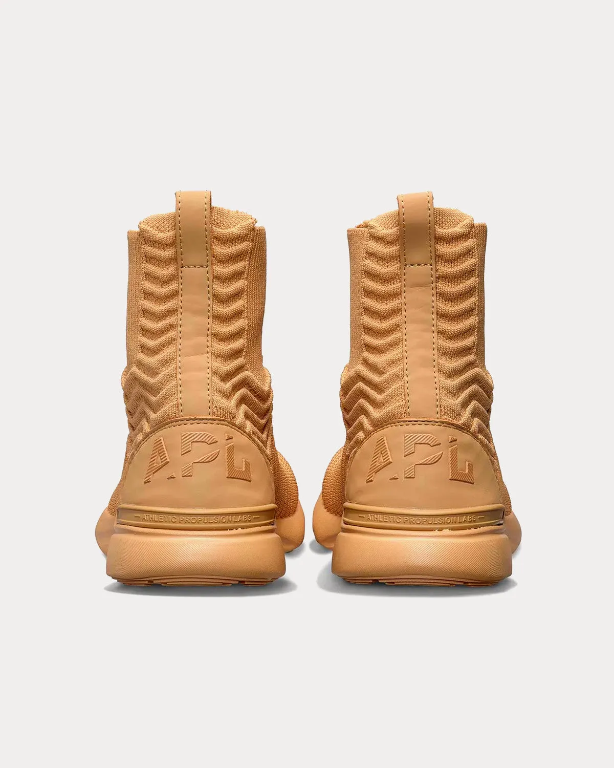 TechLoom Chelsea Tan High Top Sneakers