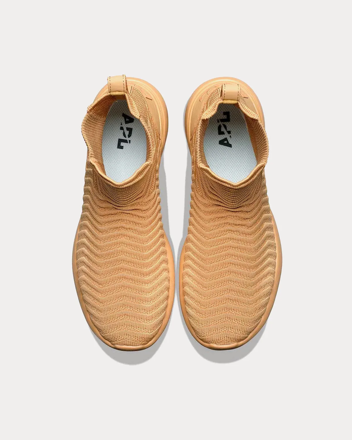 TechLoom Chelsea Tan High Top Sneakers