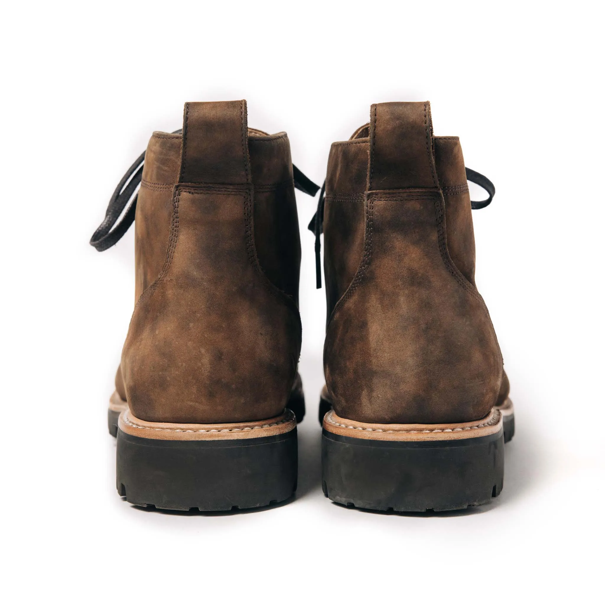 The Moto Boot in Espresso Grizzly