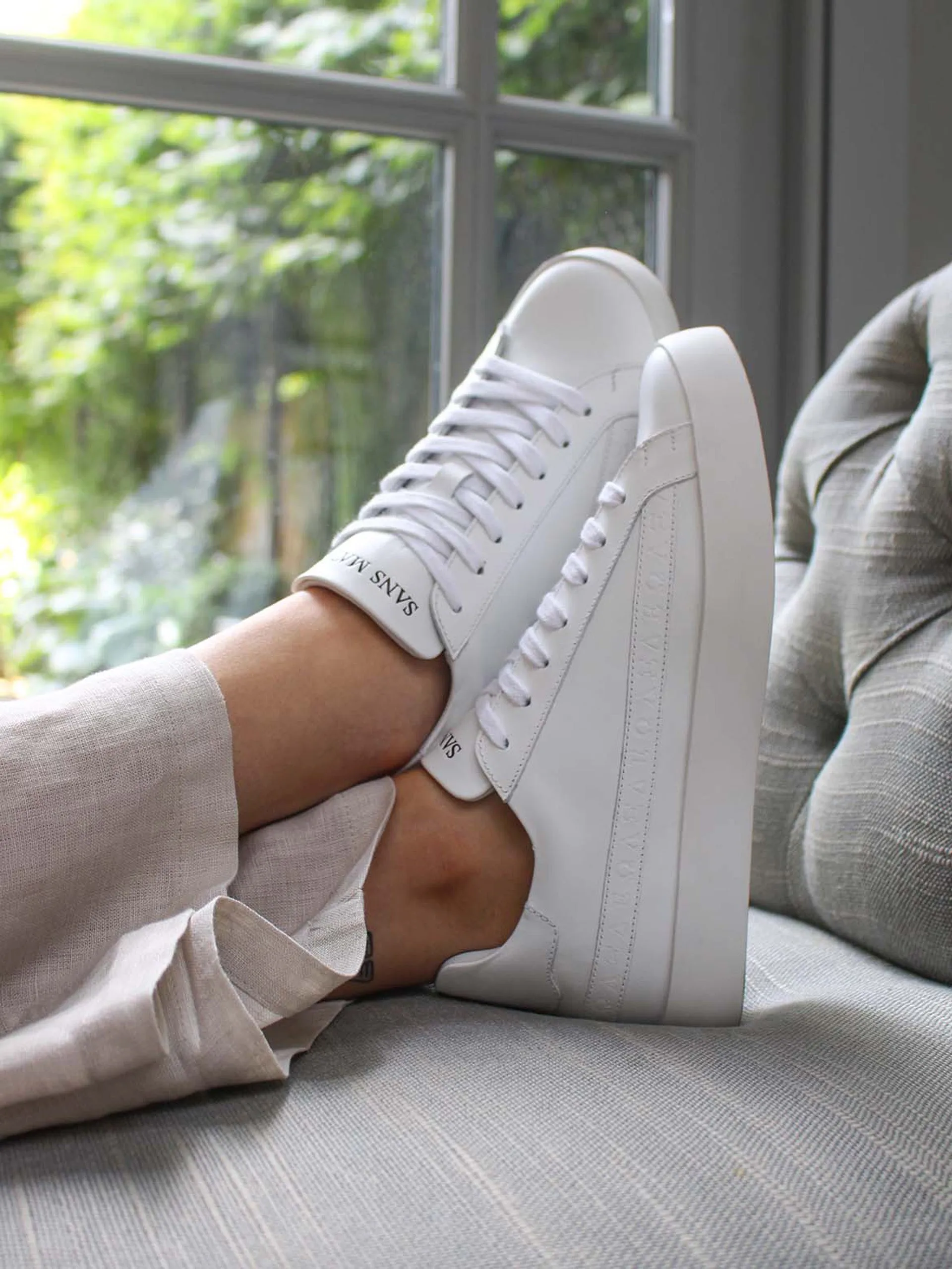 The Original C20 white women's trainers